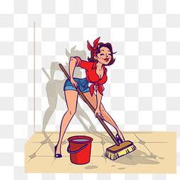 拖地搞笑图片,拖地搞笑瞬间大盘点